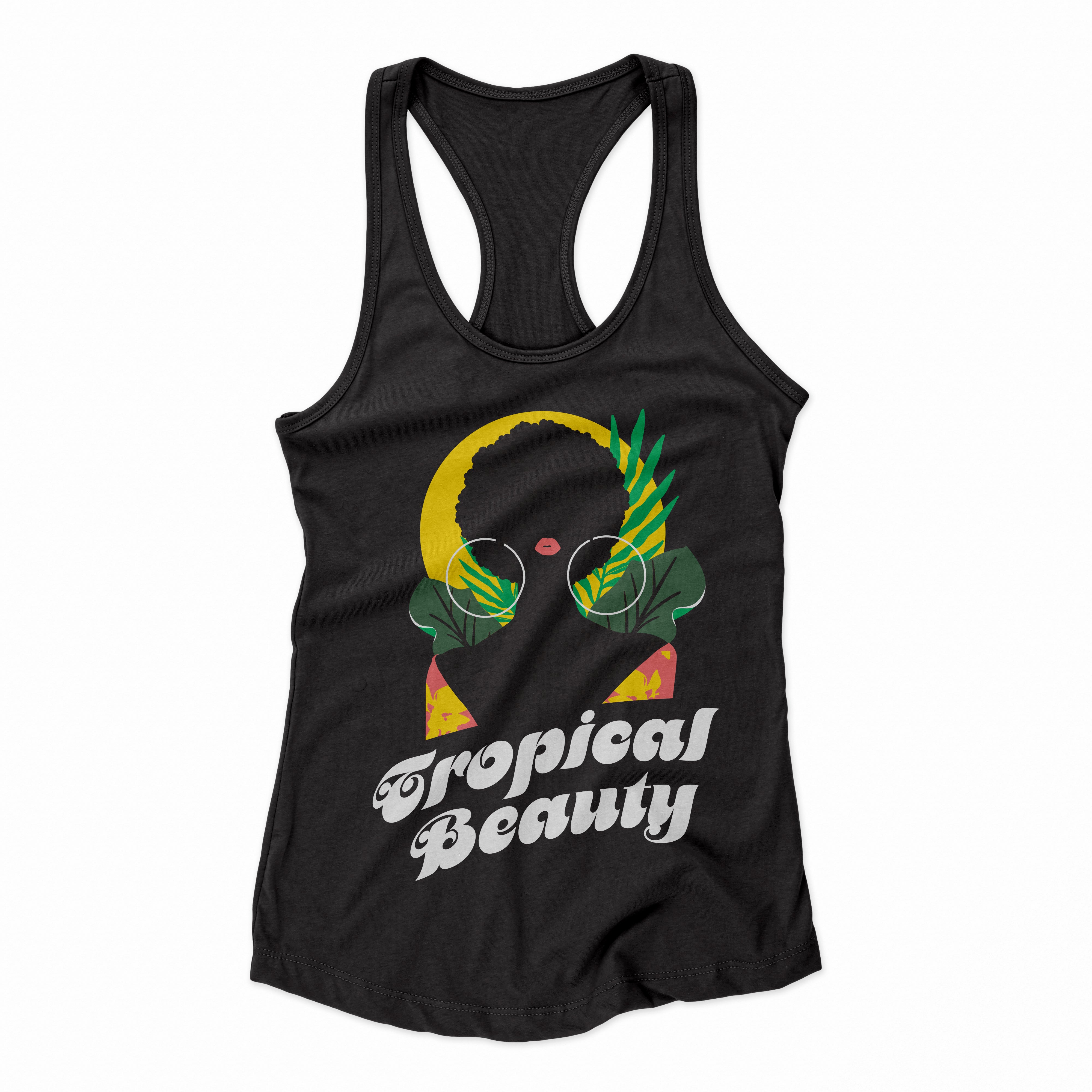 Tropical Beauty - Black